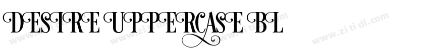 desire uppercase 1字体转换